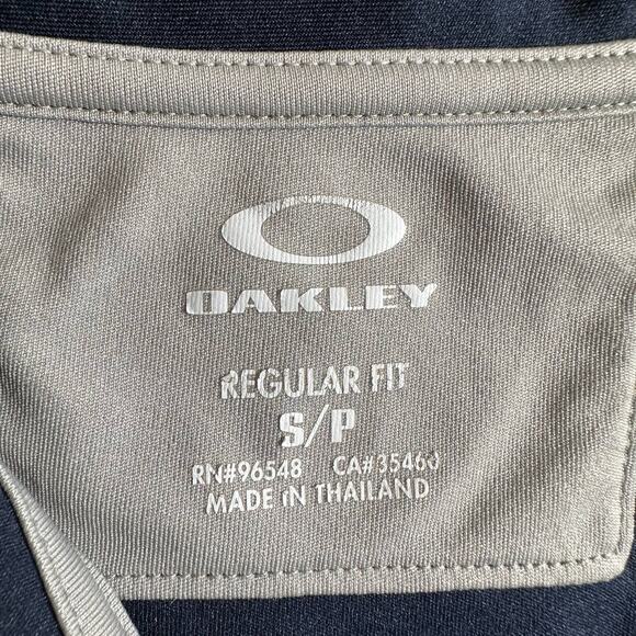 OAKLEY Men's Regular Fit Hydrolix Short Sleeve Golf Polo Shirt Blue Size Small - Picture 6 of 7